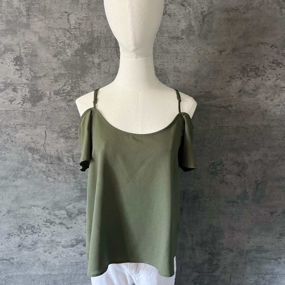 Paper Crane Green Camisole Top